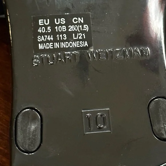 Stuart Weitzman Sawyer Sandals Jelly Thong Strappy  Multicolor Charms Slingback - Picture 7 of 8